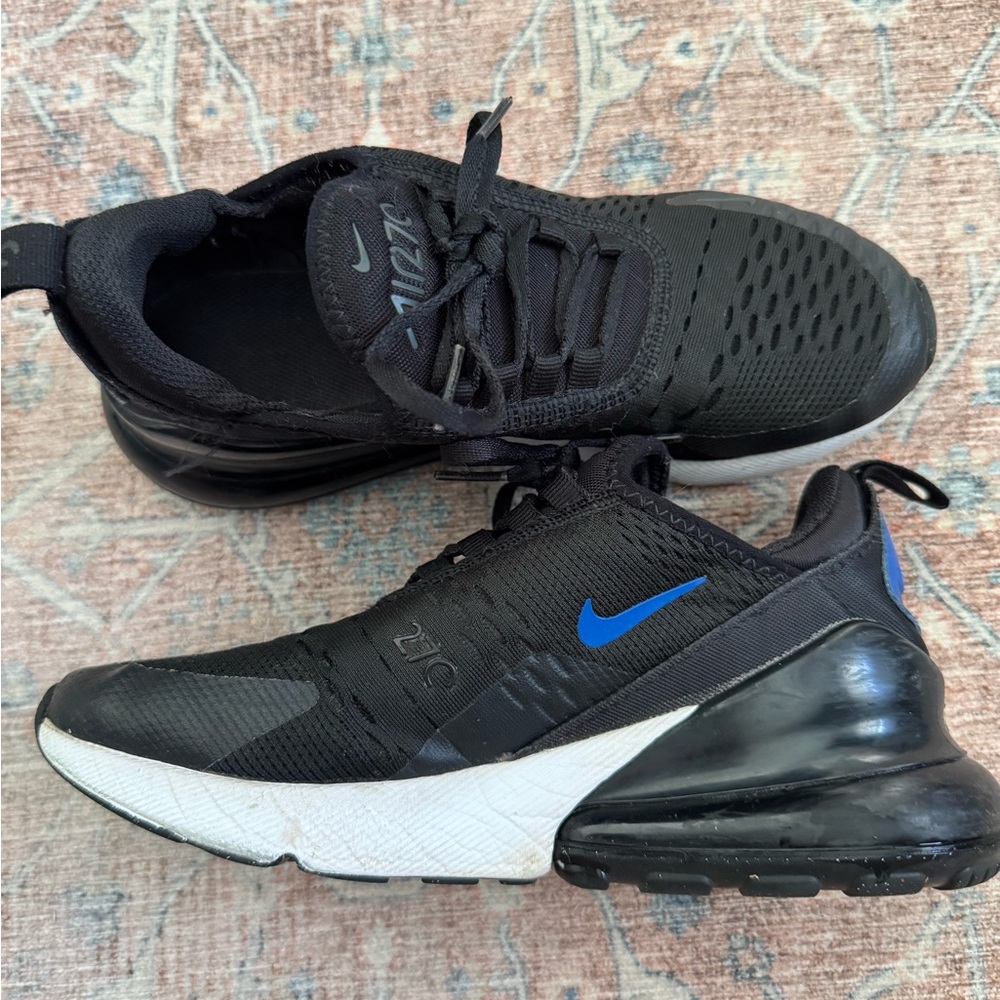 NIKE YOUTH AIR MAX 270 BLUE/BLACK KIDS BOYS